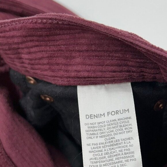NEW Aritzia Denim Forum 90s Joni High Rise Loose Corduroy Jeans Womens Size 28 - Picture 13 of 14